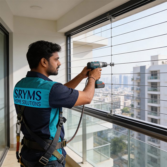 Ceiling Cloth Hangers Installation